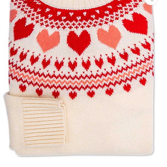 The heart warmer sweater Valentine’s Day hearts  Kiel James Patrick - Picture 4 of 9
